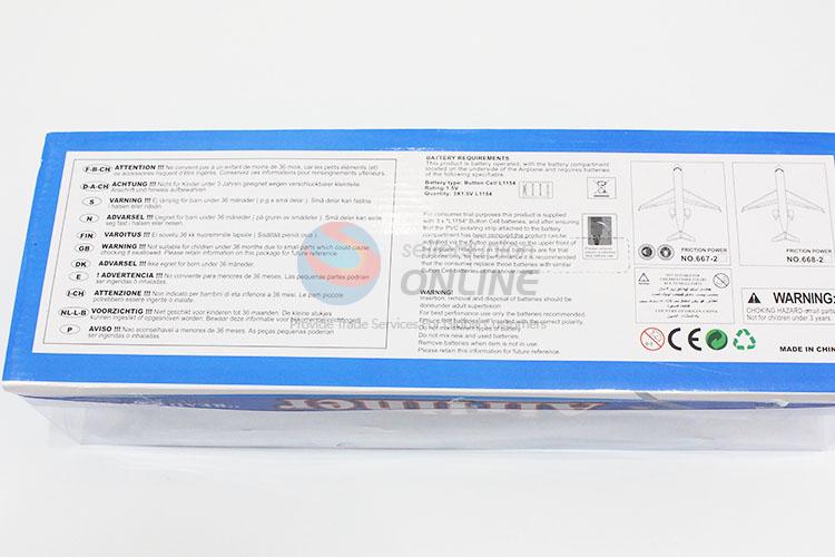 Promotional Gift White Airliner Toy