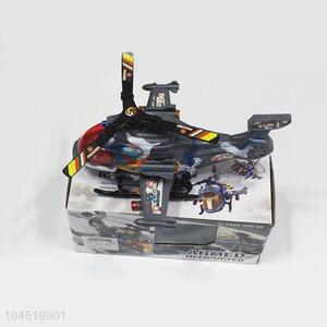 Promotional Camouflage Helicopter Toy With Light and Music