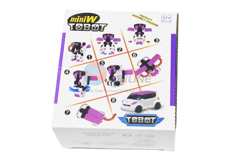 Fashion Design Colorful Deformed Robot Model Toy Car