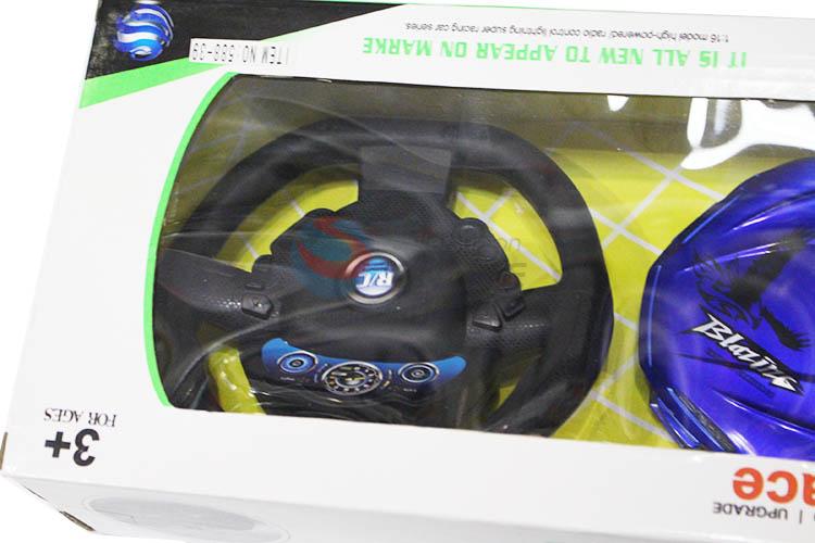 Cool Design Simulation Toy Car With Steering Wheel Shape Remote Control