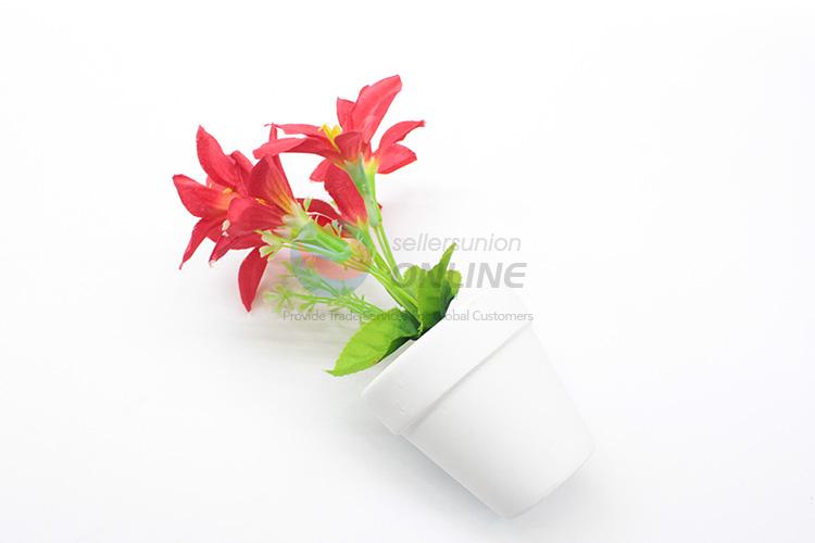 Bottom price artificial flower potted plant