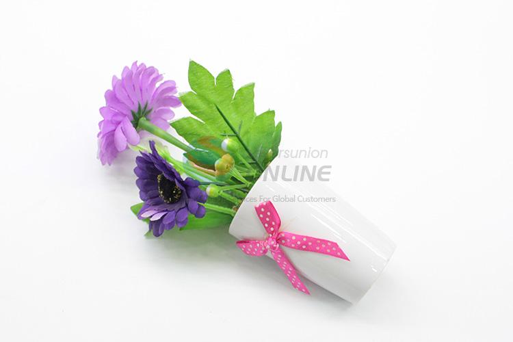 High quality promotional fake potted flower bonsai