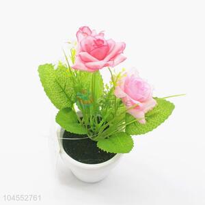 Customized cheap artificial flower potted plant