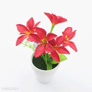 Bottom price artificial flower potted plant