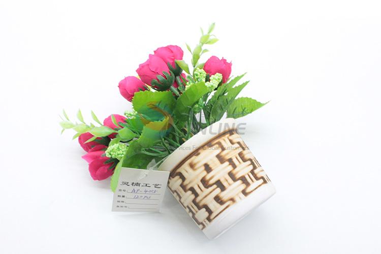 Factory wholesale artificial flower potted plant