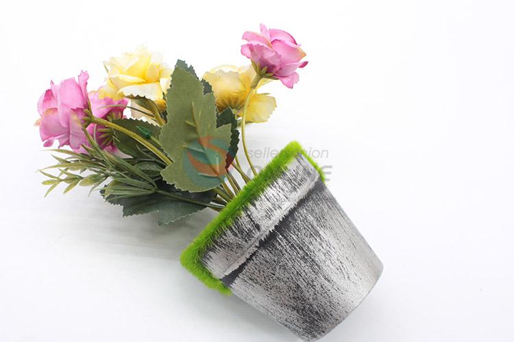 Popular design fake potted flower bonsai