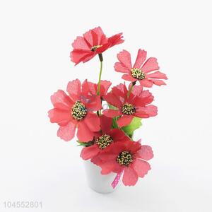 Cheap wholesale artificial flower potted plant