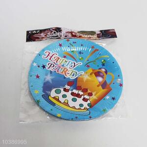 Good quality happr birthday disposable paper plate