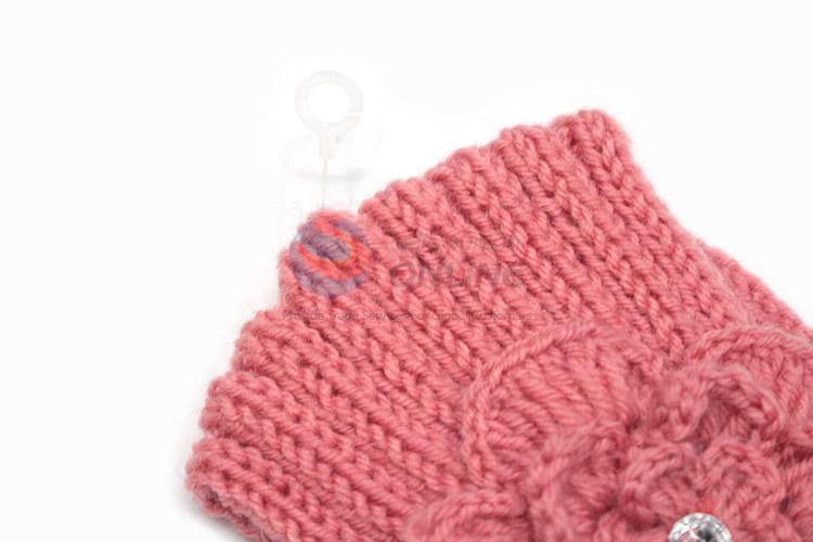 Hot selling knitted flower headband for winter