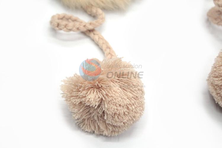 Factory supply delicate earmuff with fuzzy ball