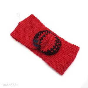 Factory ssupply knitted flower winter headband