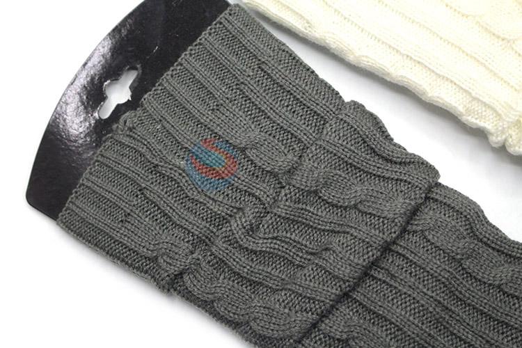 Fancy cheap knitted leg warmer foot warmer