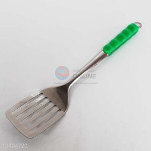 Stainless Steel Leakage Shovel with Plastic Handle