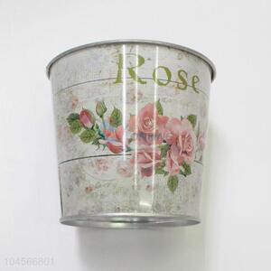 Low Price tinplate flower pot