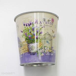 Factory promotional customized tinplate flower pot