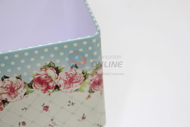 Promotional best fashionable tinplate napkin box