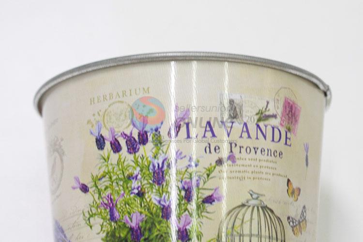 Factory promotional customized tinplate flower pot