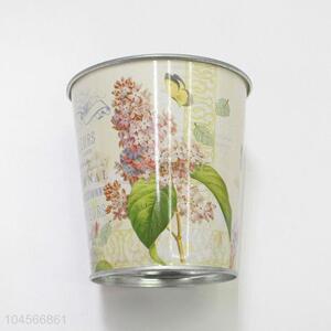 Acceptable price tinplate flower pot