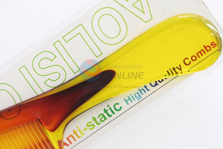 Hairdressing tools, plastic tip combs