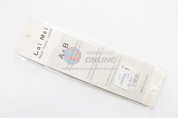 New wholesale lame plastic hair comb