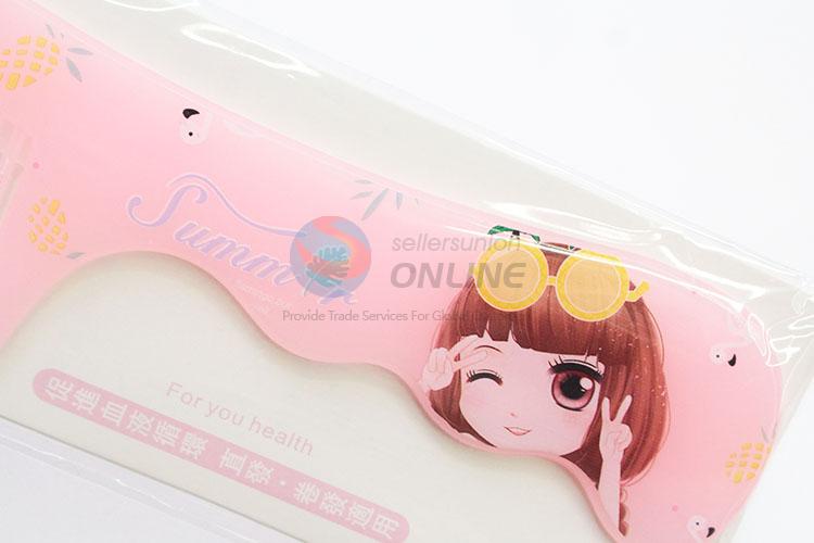 Pink portable plastic travle comb
