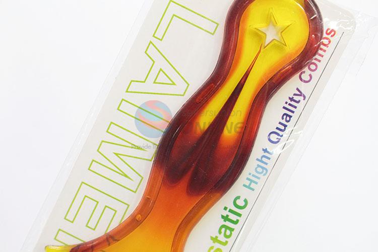 Personalized plastic double-sided beard comb