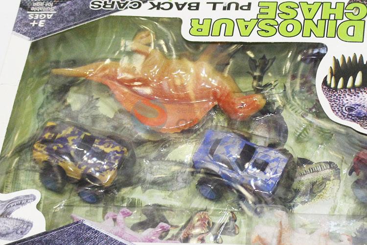 Hot Sale Pull Back Cars Plastic Toy Vehicle and Dinosaur