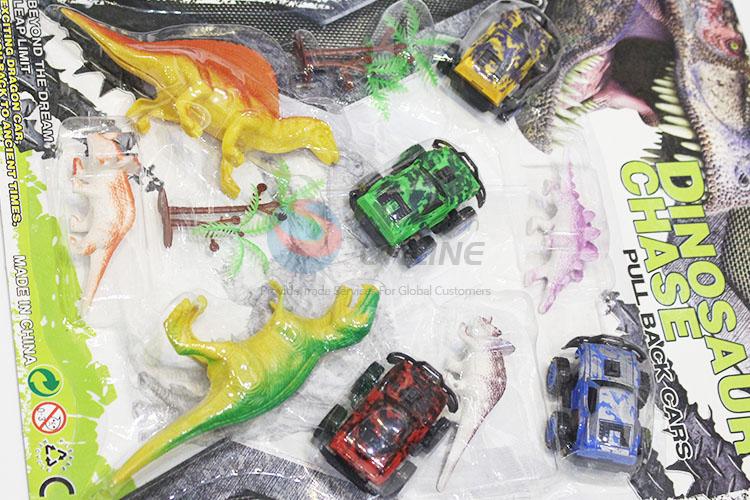 Promotional Gift Mini Toy Car Pull Back Vehicle and Dinosaur