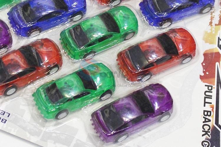 Fashion Style Colorful Plastic Pull Back Mini Toy Car