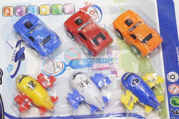 Popular Promotion Kids Mini Pull Back Car and Plane Model Toys