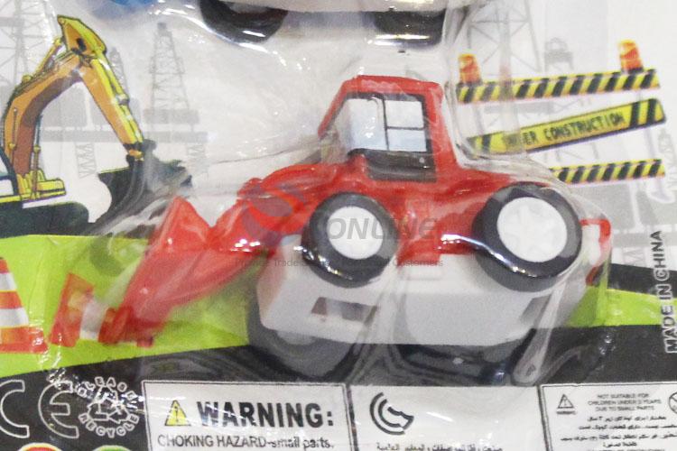 Latest Design Small Plastic Pull Back Excavator Toys