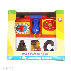 Custom Plastic Learning House Children Diy Educational Toy