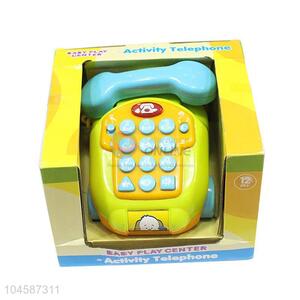 Hot Selling Plastic Activity Telephone Cute Telephone Model Toy
