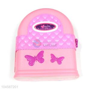 Cute Design Colorful <em>Suitcase</em> Diy Toy Simulation Bedroom And Toilet Set