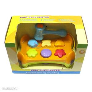 Custom Plastic Baby Initiation Toy Funny Shape Sortie Pounding Game Toy