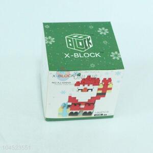 Santa Claus Pattern Building Blocks Toy