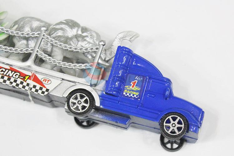Fashionable Plastic Inertial Truck Model Vehicle Toys with Rhinoceros