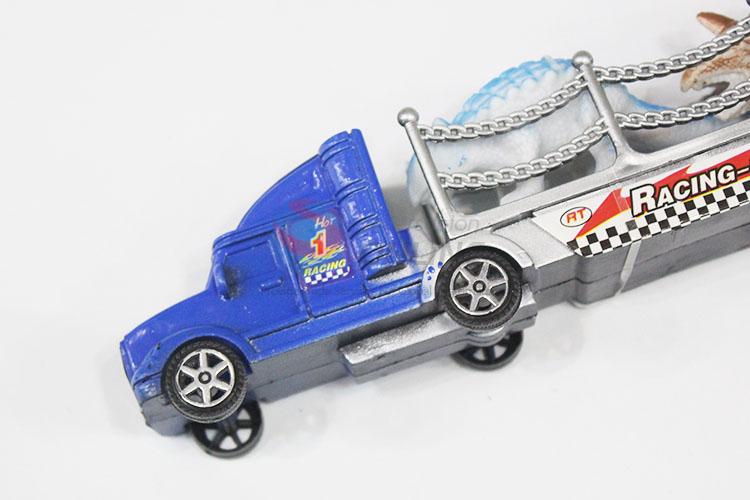 Hot Sales New StylePlastic Inertial Truck Model Vehicle Toys with Dinosaur
