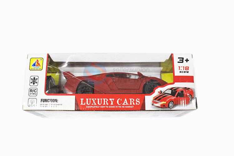High grade 1:18 remote racing car with light, doors can be opened