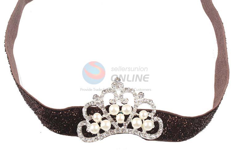 Hot Sale Princess Pearl Crown Hairband