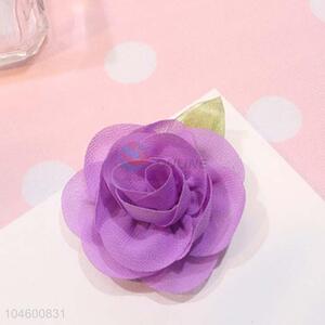 Wholesale Custom Cheap Rose Flower Series Kids Hairpin