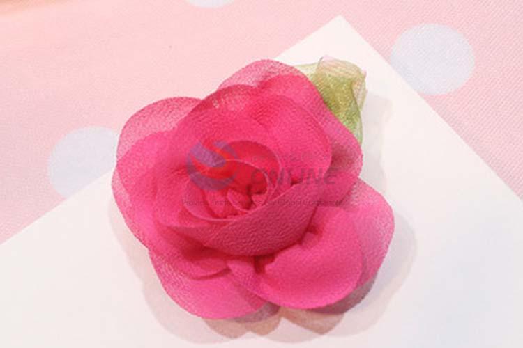 Wholesale Custom Cheap Rose Flower Series Kids Hairpin