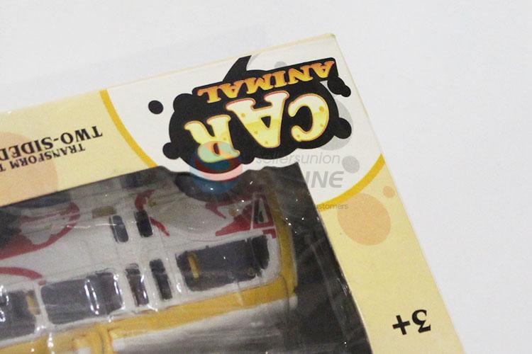 High Quality Two-Sided Transform Mini Car Toys