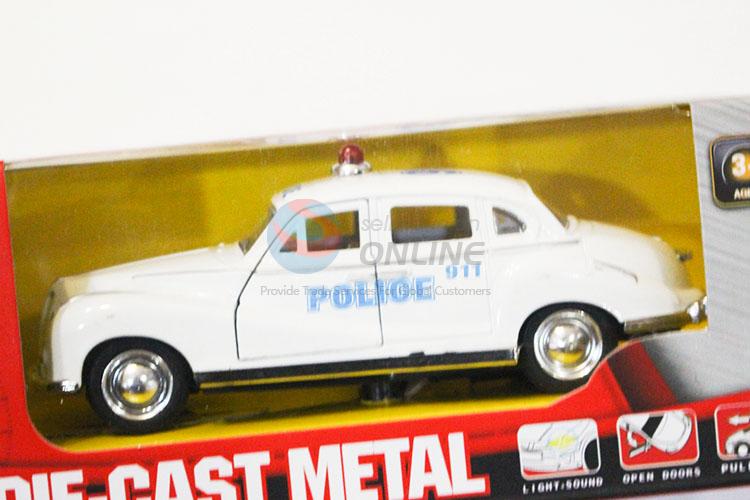 Cheap die cast scale model police car for kids
