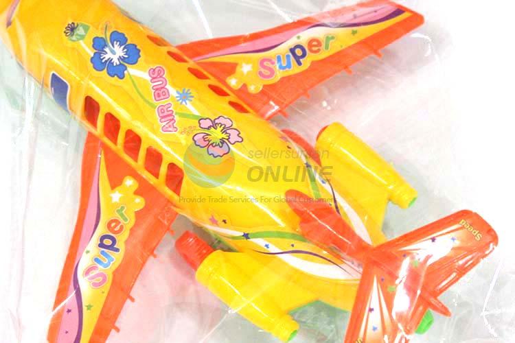 High Quality Colorful Pull Plane Toys Plastic Toy