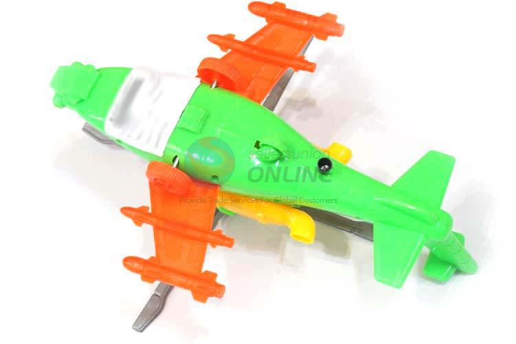 Creative Design Plastic Pull Plane Cartoon Model Toy