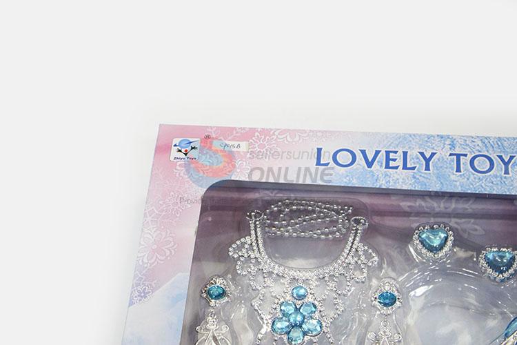 Promotional Item Attractive Plastic Princess Queen Crown Accessory Jewel for Girls