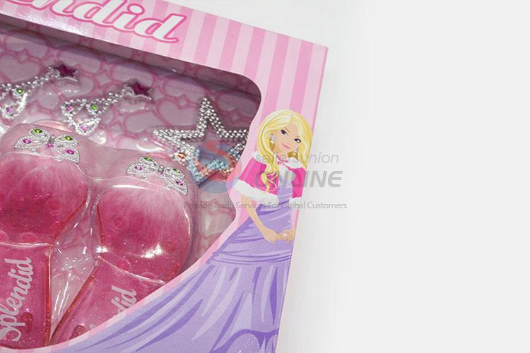 Factory Price Attractive Plastic Princess Queen Crown Accessory Jewel for Girls