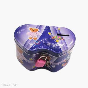 Low price cartoon printing money box coin bank