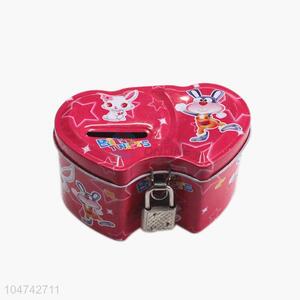 High quality promotional cartoon printing money box coin bank